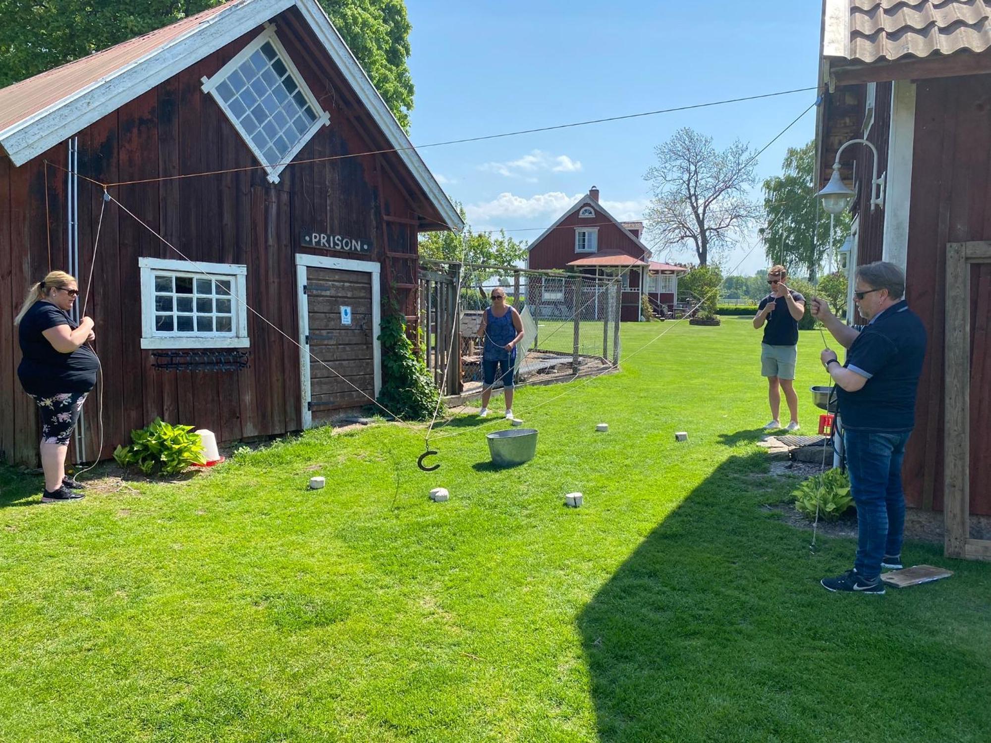 Aeventyrsgardens Vandrarhem, Kinnekulle Källby Esterno foto